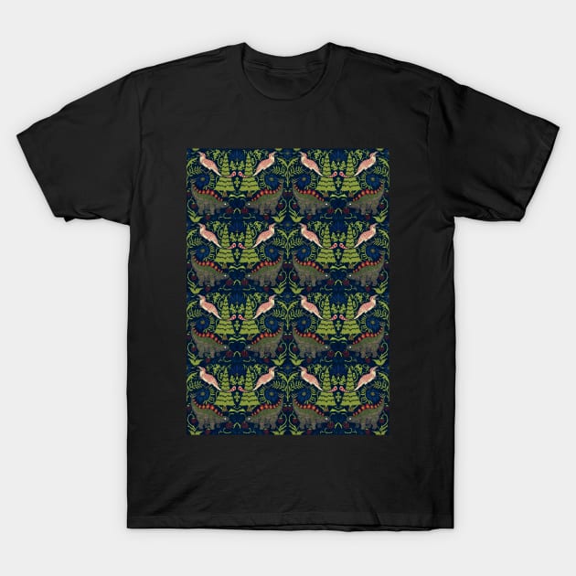 Dinosaur Pattern T-Shirt by djrbennett